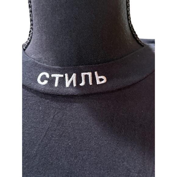 RETAIL $775 Heron Preston Black Minidress*NEW WITH TAGS*XL - Picture 2 of 7